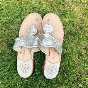 Silver jack rogers sandal